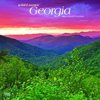 Cover for Browntrout · Georgia Wild &amp; Scenic 2023 Square (Calendar) (2022)