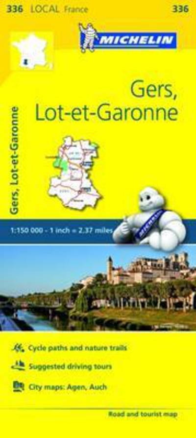 Cover for Michelin · Michelin local Map: France blad 336: Gers, Lot et Garonne (Hardcover bog) (2018)