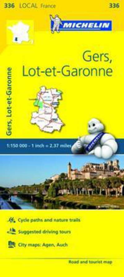 Michelin local Map: France blad 336: Gers, Lot et Garonne - Michelin - Bücher - Michelin - 9782067210615 - 5. April 2018