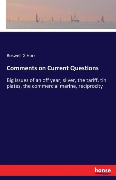 Cover for Horr · Comments on Current Questions (Book) (2018)