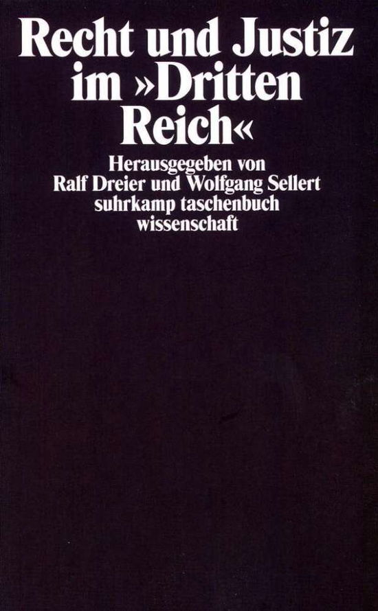 Cover for Ralf Dreier · Recht Und Justiz Im Dritten Reich (Book)