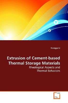Cover for Li · Extrusion of Cement-based Thermal St (Bok)