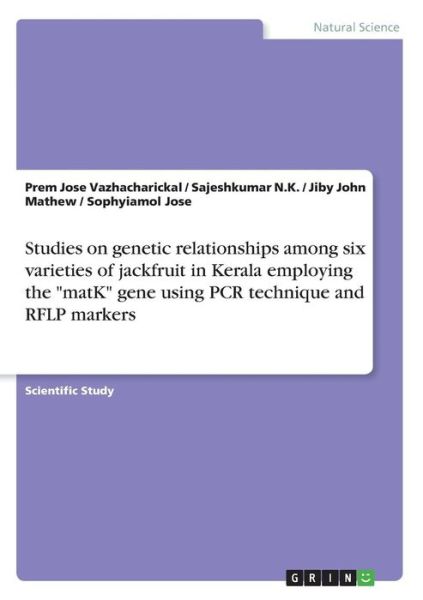 Cover for Vazhacharickal · Studies on genetic relat (Book) (2017)