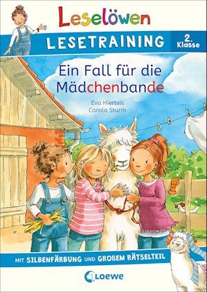 Cover for Eva Hierteis · Leselöwen Lesetraining 2. Klasse - Ein Fall für die Mädchenbande (Pocketbok) (2022)
