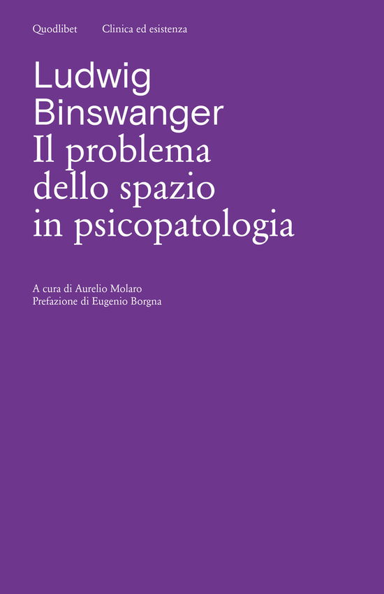 Cover for Ludwig Binswanger · Il Problema Dello Spazio In Psicopatologia. Ediz. Critica (Book)