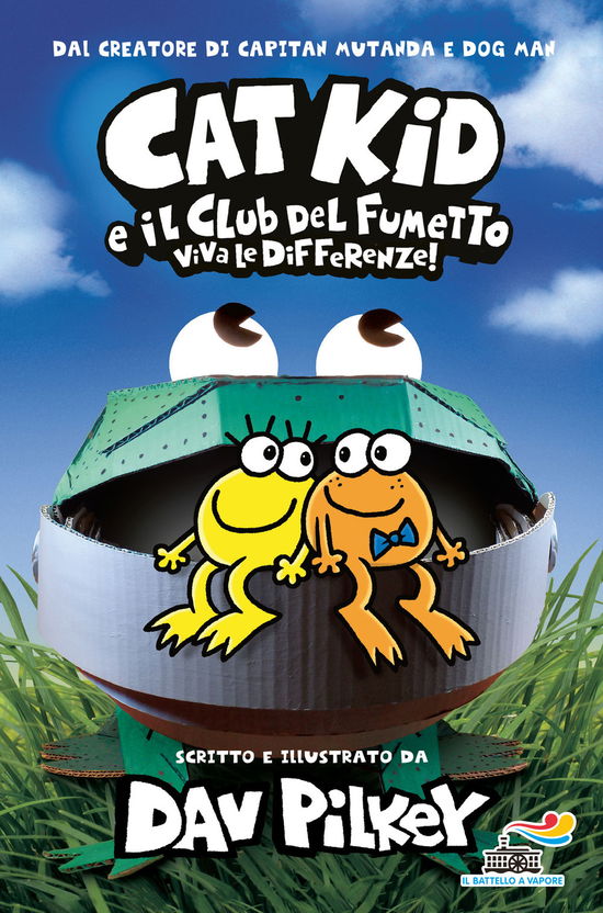 Cover for Dav Pilkey · Viva Le Differenze! Cat Kid E Il Club Del Fumetto (Bok)