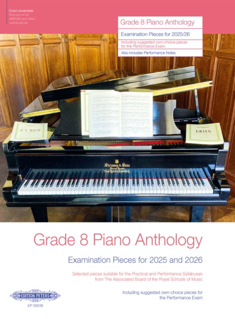 Cover for Grade 8 Piano Anthology 2025-2026 (Partitur) (2024)