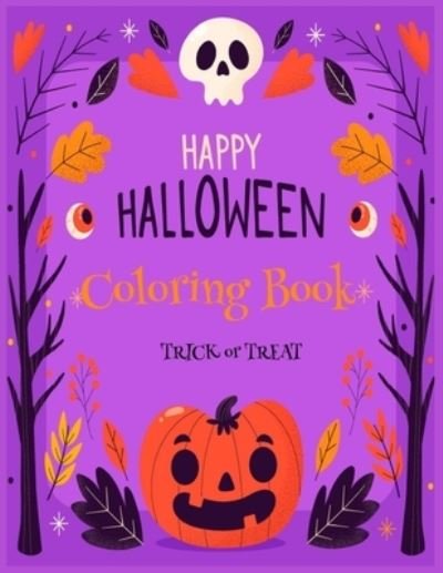 Cover for Trick or Treat · Happy Halloween Coloring Book trick or treat (Paperback Bog) (2020)