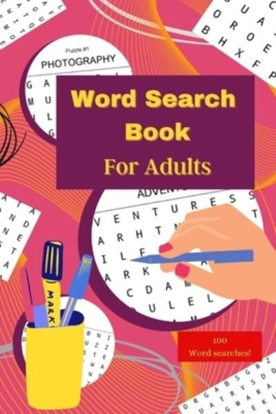 Cover for Hackney And Jones · Word Search Book For Adults: A 100-page word search activity book. Keep your brain active with these fun word searches. (Taschenbuch) (2020)