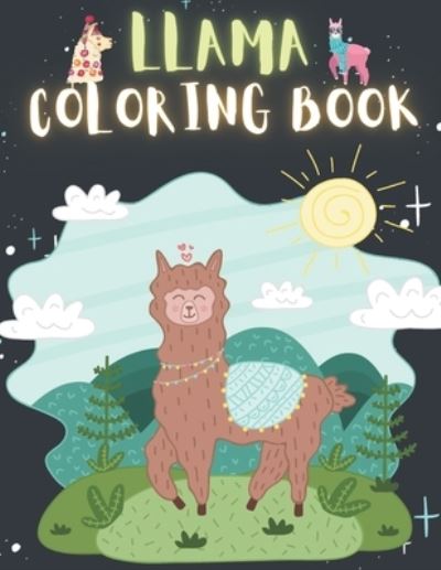 Cover for To The Point · Llama Coloring Book (Paperback Bog) (2020)