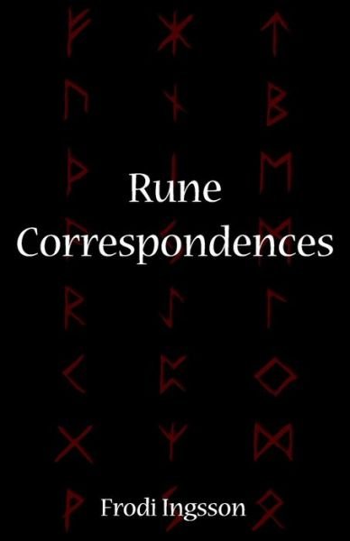 Cover for Frodi Ingsson · Rune Correspondences (Paperback Book) (2021)