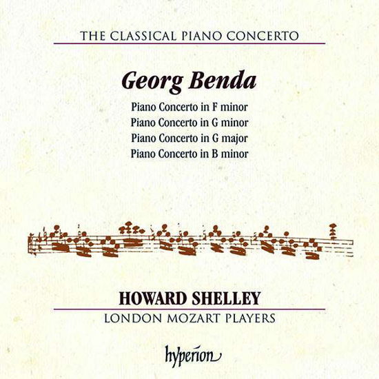 Cover for Howard Shelley · Classical Piano Concerto 8: Georg Benda (CD) (2021)