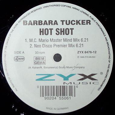 Hot Shot - Barbara Tucker - Muziek - ZYX - 0090204550616 - 6 maart 2020