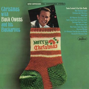 Cover for Buck Owens &amp; His Buckaroos · Christmas With Buck Owens And His Buckaroos (Red Vinyl) (LP) (2023)