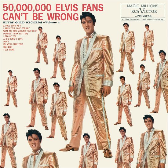 Cover for Elvis Presley · 50,000,000 Elvis Fans Can't Be Wrong: Elvis' Gold Records, Volume 2 (LP) (2020)