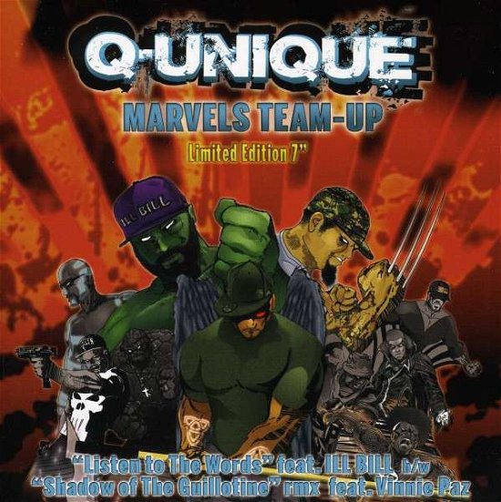 Cover for Q-unique · Listen to the Words / Shadows of the Guillotine (7&quot;) (2013)