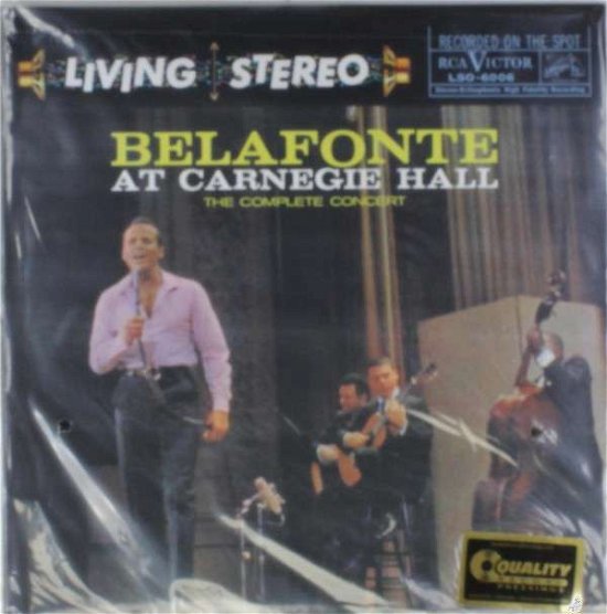Cover for Harry Belafonte · Belafonte At Carnegie Hall (VINIL) [Limited Deluxe edition] (2014)