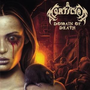 Cover for Mortician · Domain Of Death (LP) [Orange Krush With Splatter edition] (2024)