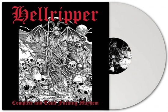 Cover for Hellripper · Complete And Total Fucking Mayhem (White Vinyl) (LP) (2024)