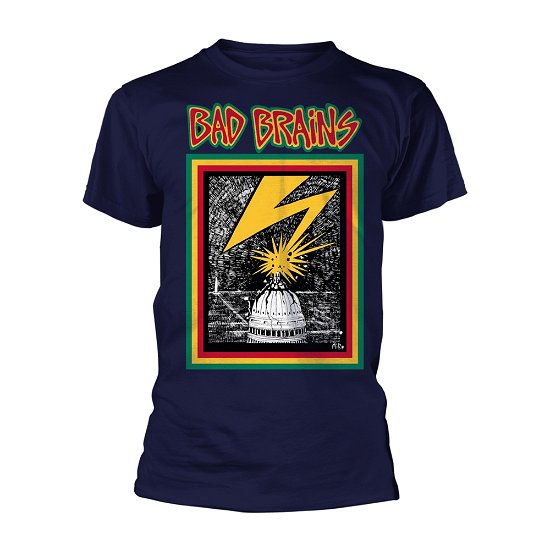 Cover for Bad Brains · Bad Brains (Navy) (T-shirt) [size M] (2023)