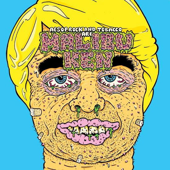 Cover for Aesop Rock &amp; Tobacco · Malibou Ken (Custom Light Blue Vinyl) (LP) (2020)