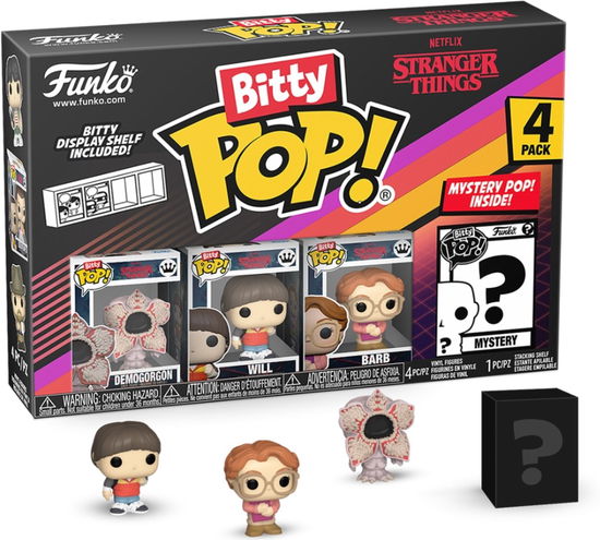 Bitty Pop Stranger Things Szn1 Demogorgon 4 Pack - Bitty Pop Stranger Things - Produtos - Funko - 0889698836616 - 9 de janeiro de 2025