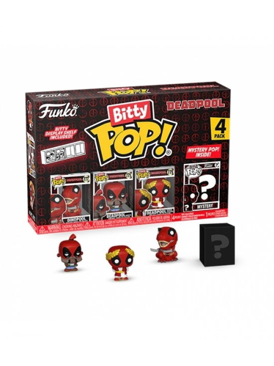 Cover for Bitty Pop Deadpool · Funko Bitty Pop Deadpool Dinopool 4 Pack (Funko POP!) (2024)