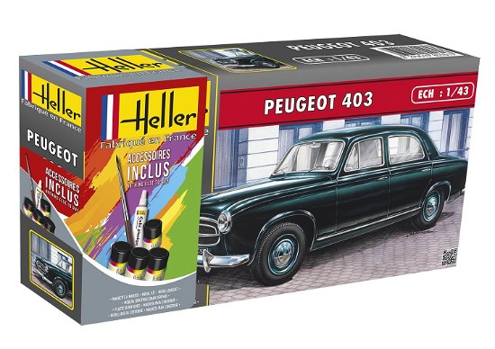 Cover for Heller · 1/43 Starter Kit Peugeot 403 (Legetøj)