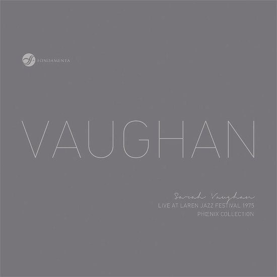 Cover for Sarah Vaughan · Live at Laren Jazz Festival 1975 (VINYL)