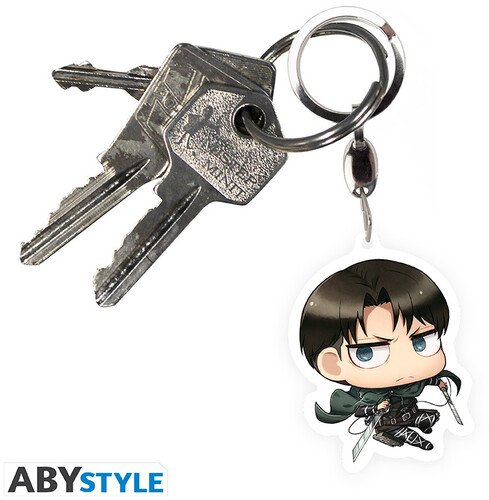 Attack on Titan - Levi Chibi Acrylic Keychain - Keychain - Acrylic - Merchandise -  - 3665361081616 - March 11, 2024