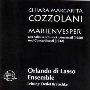 Cover for Cozzolani / Orlando Di Lasso Ensemble · Marien Vesper (CD) (2002)