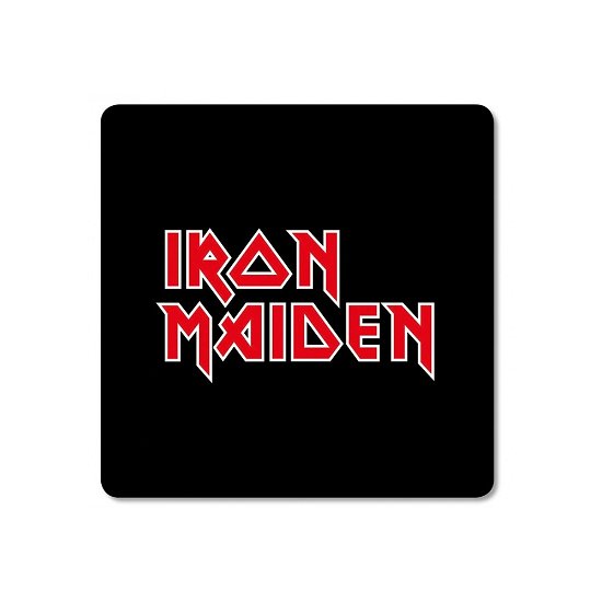 Cover for Iron Maiden · Iron Maiden Logo Single Coaster (MERCH) [Black edition] (2020)