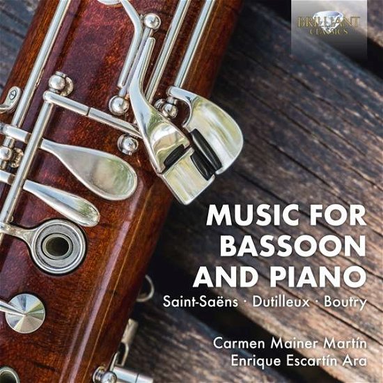 Cover for Carmen Mainer Martin / Enrique Escartin Ara · Music For Basson And Piano (CD) (2018)