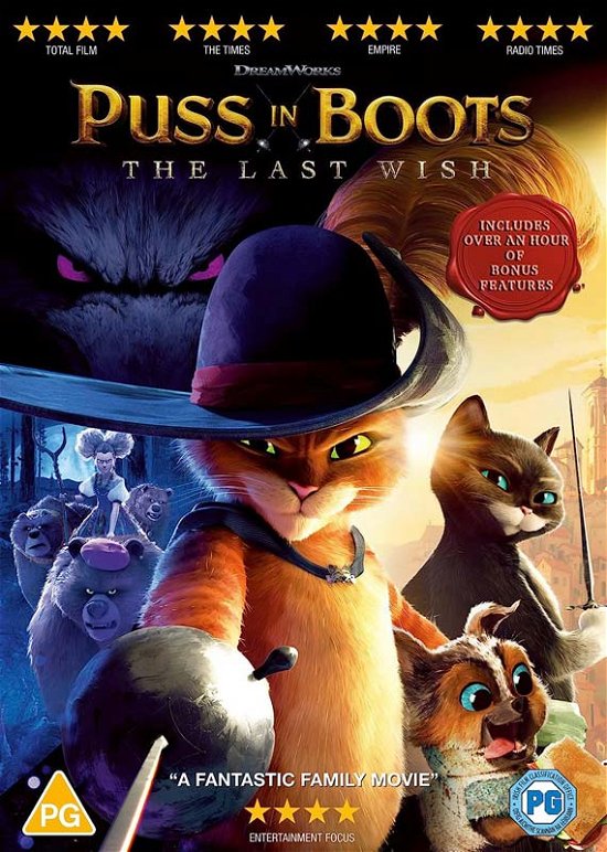 Puss In Boots The Last Wish - Joel Crawford - Movies - Universal Pictures - 5053083256616 - May 8, 2023