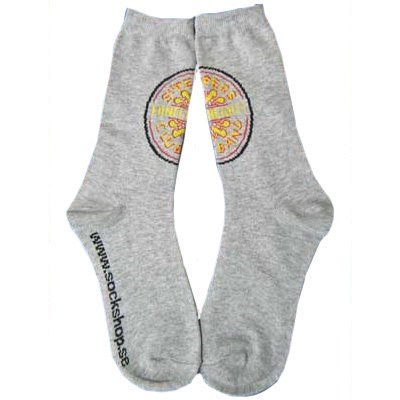 Cover for The Beatles · The Beatles Unisex Ankle Socks: Sgt Pepper (UK Size 7 - 11) (CLOTHES) [size M] [Grey - Unisex edition]