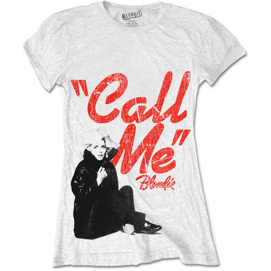 Blondie Ladies T-Shirt: Call Me - Blondie - Merchandise - Easy partners - 5055979937616 - 