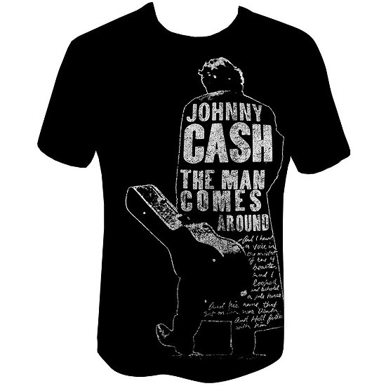 Johnny Cash Unisex T-Shirt: Man Comes Around - Johnny Cash - Produtos -  - 5055979995616 - 