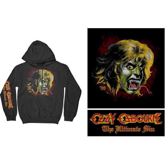 Ozzy Osbourne Unisex Pullover Hoodie: Ozzy Demon - Ozzy Osbourne - Marchandise -  - 5056368655616 - 