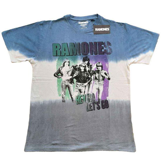 Ramones Unisex T-Shirt: Hey Ho Retro (Wash Collection) - Ramones - Koopwaar -  - 5056561027616 - 