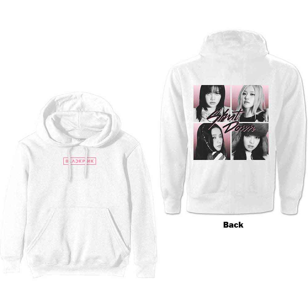 BlackPink · BlackPink Unisex Pullover Hoodie: Shut Down Photo Grid