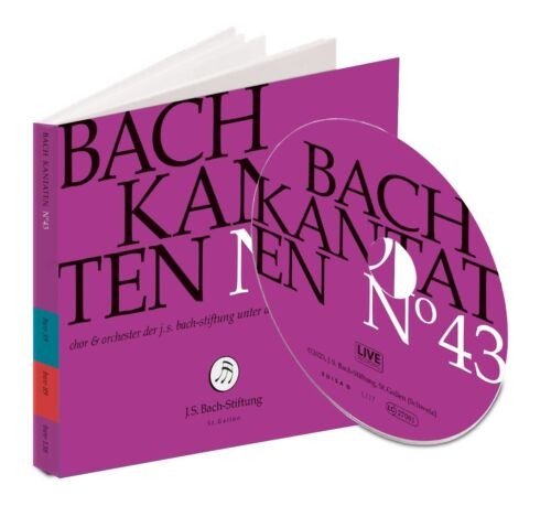 Bach Kantaten No.43 - Choir & Orchestra Of The J.S. Bach Foundation / Rudolf Lutz - Musik - JS BACH STIFTUNG - 7640151160616 - 2. juni 2023