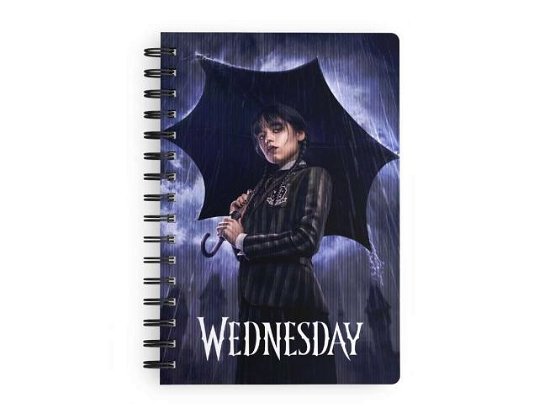 Cover for Wednesay · Wednesday: Rain Lenticular Spiral Notebook (Toys)