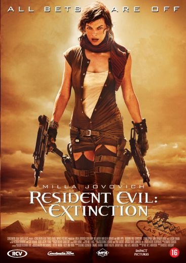 Cover for Resident Evil 3: Extinction (DVD) (2009)
