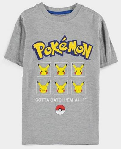 Cover for TShirt · Pokemon: Pika Expressions Core Grey (T-Shirt Bambino 98/104) (MERCH)