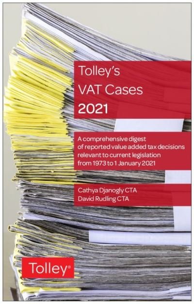 Cover for Cathya Djanogly · Tolley's VAT Cases 2021 (Paperback Book) (2021)