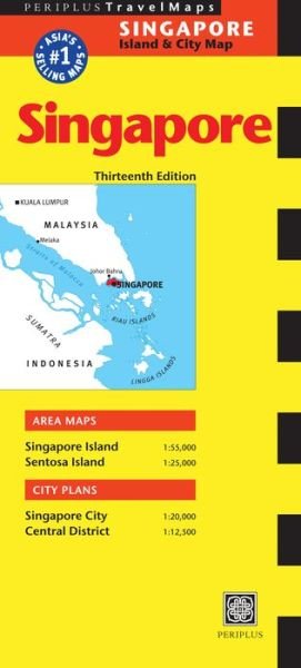 Singapore Travel Map Thirteenth Edition - Periplus Editions - Böcker - Periplus Editions - 9780794607616 - 5 augusti 2014