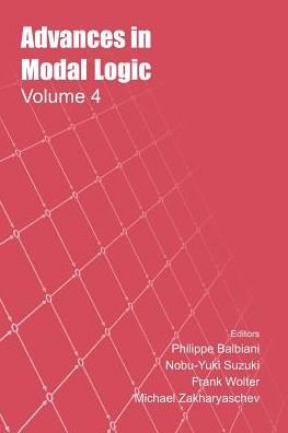 Cover for M Zakharyaschev · Advances in Modal Logic, V4 (Pocketbok) (2003)