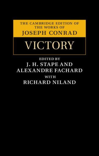 Cover for Joseph Conrad · Victory: An Island Tale - The Cambridge Edition of the Works of Joseph Conrad (Hardcover Book) (2016)