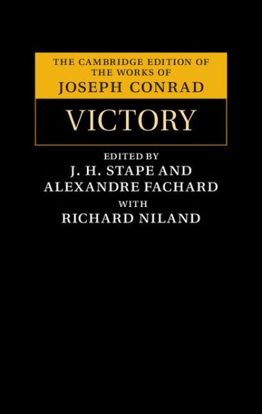 Cover for Joseph Conrad · Victory: An Island Tale - The Cambridge Edition of the Works of Joseph Conrad (Hardcover Book) (2016)