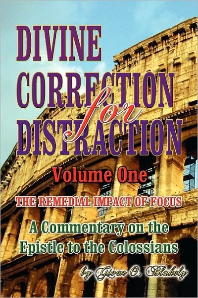Cover for Given O Blakely · Divine Correction for Distraction Volume 1 (Paperback Book) (2010)